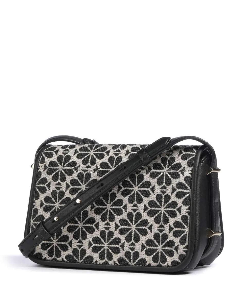 Kate Spade New York Crossbody Bags-Spade Flower Jacquard Crossbody bag fabric, fine grain cow leather