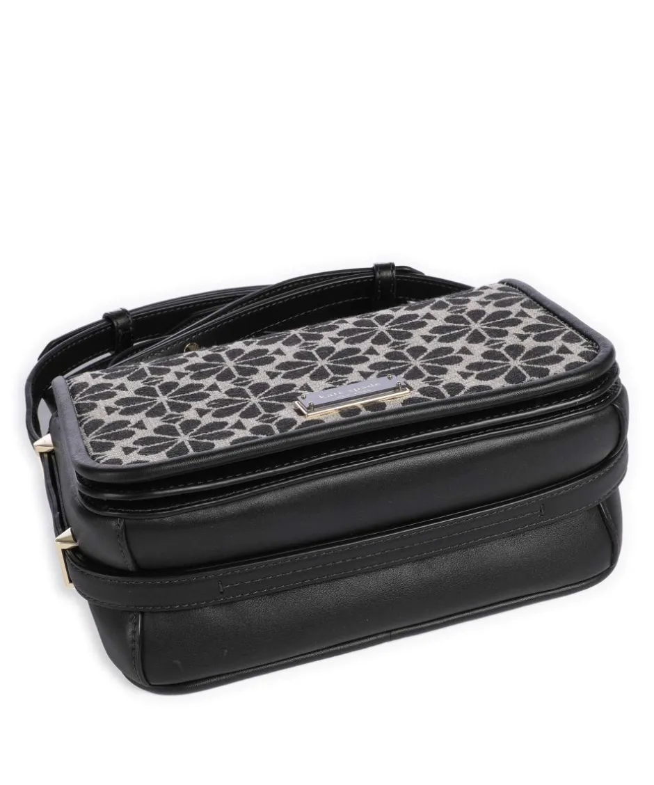 Kate Spade New York Crossbody Bags-Spade Flower Jacquard Crossbody bag fabric, fine grain cow leather