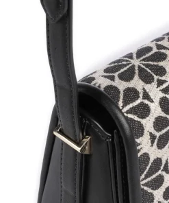 Kate Spade New York Crossbody Bags-Spade Flower Jacquard Crossbody bag fabric, fine grain cow leather