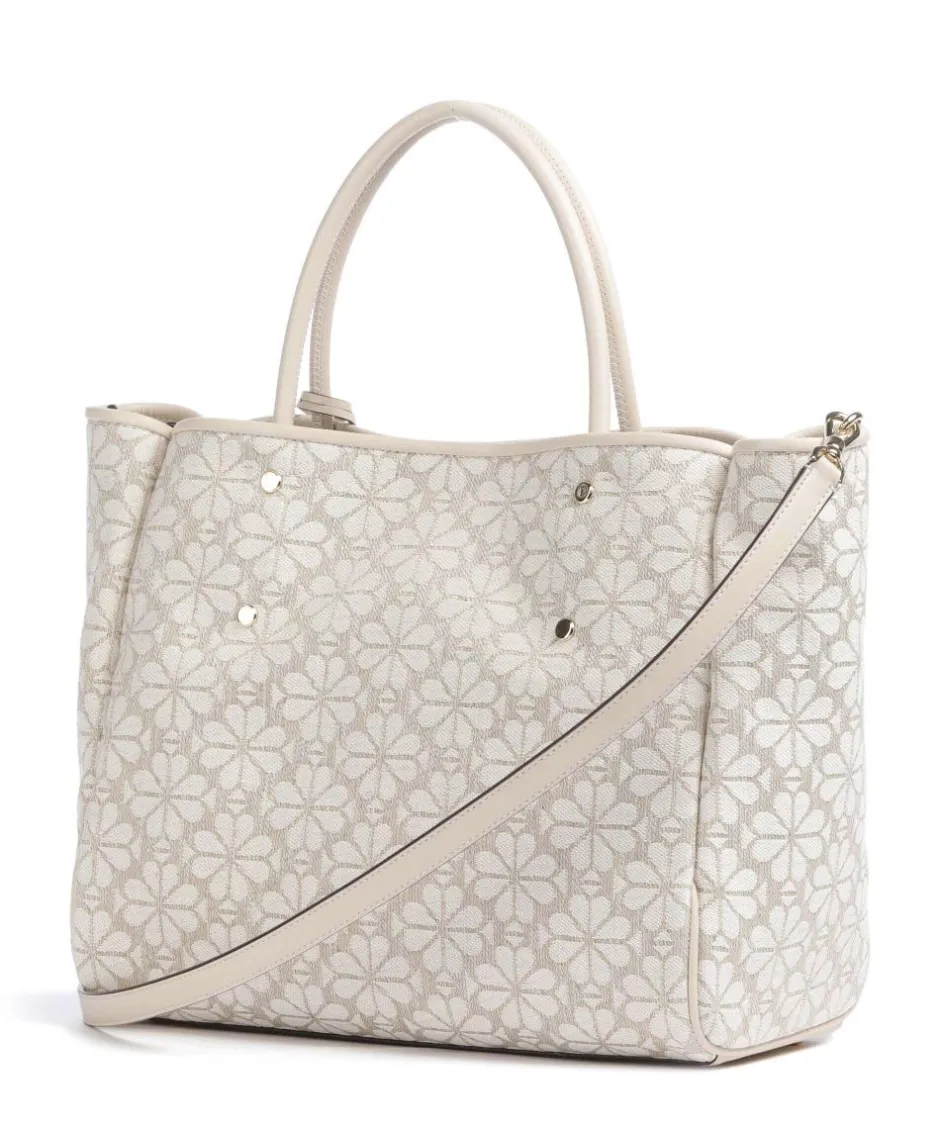 Kate Spade New York Tote Bags|Handbags-Spade Flower Jacquard Handbag canvas