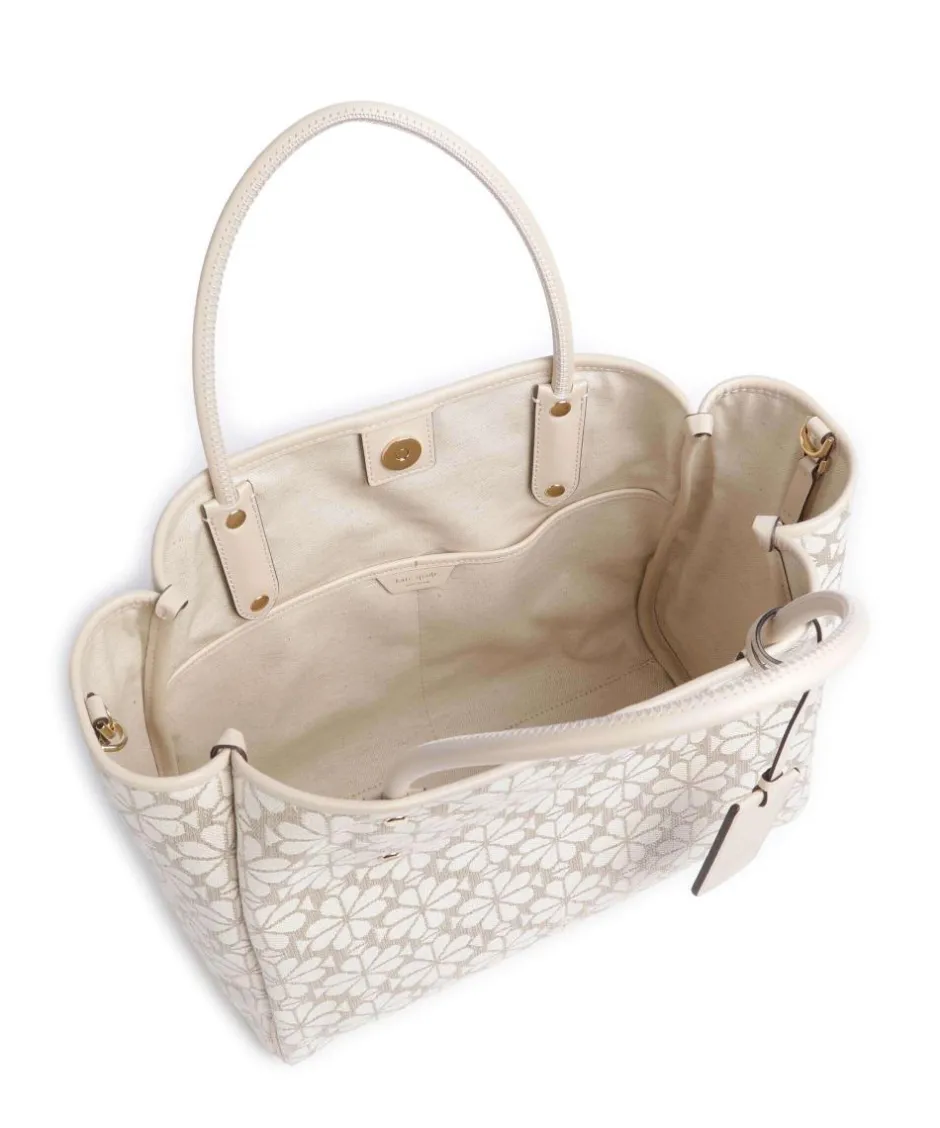 Kate Spade New York Tote Bags|Handbags-Spade Flower Jacquard Handbag canvas
