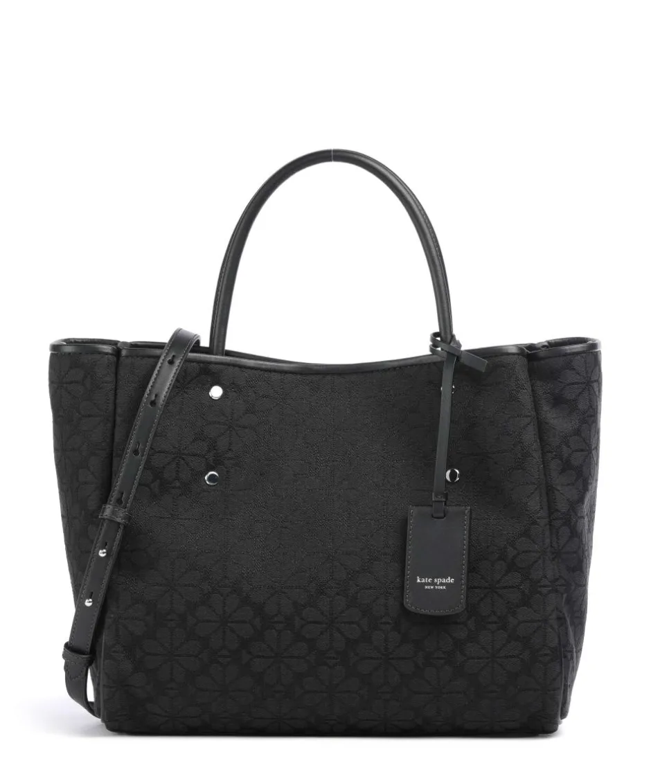 Kate Spade New York Tote Bags|Handbags-Spade Flower Jacquard Handbag canvas