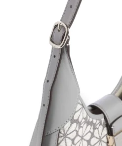 Kate Spade New York Shoulder Bags-Spade Flower Jacquard Shoulder bag fabric, fine grain cow leather