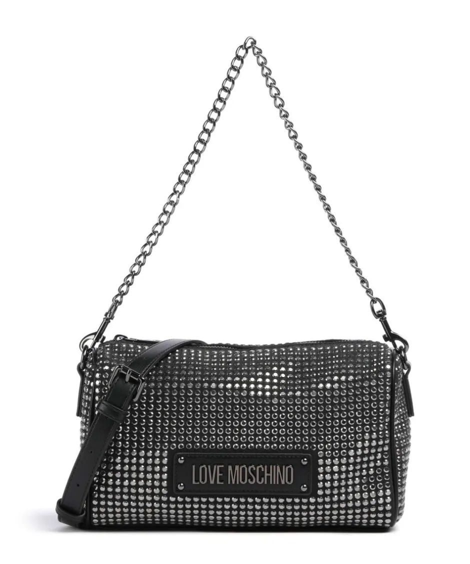 Love Moschino Clutch & Evening Bags|Shoulder Bags-Sparkling Shoulder bag fabric