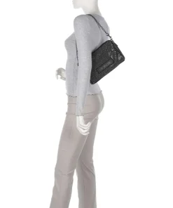 Love Moschino Clutch & Evening Bags|Shoulder Bags-Sparkling Shoulder bag fabric