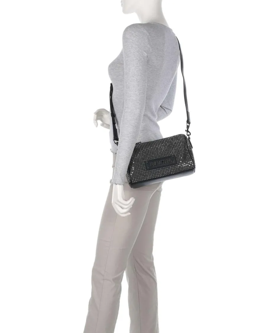 Love Moschino Clutch & Evening Bags|Shoulder Bags-Sparkling Shoulder bag fabric