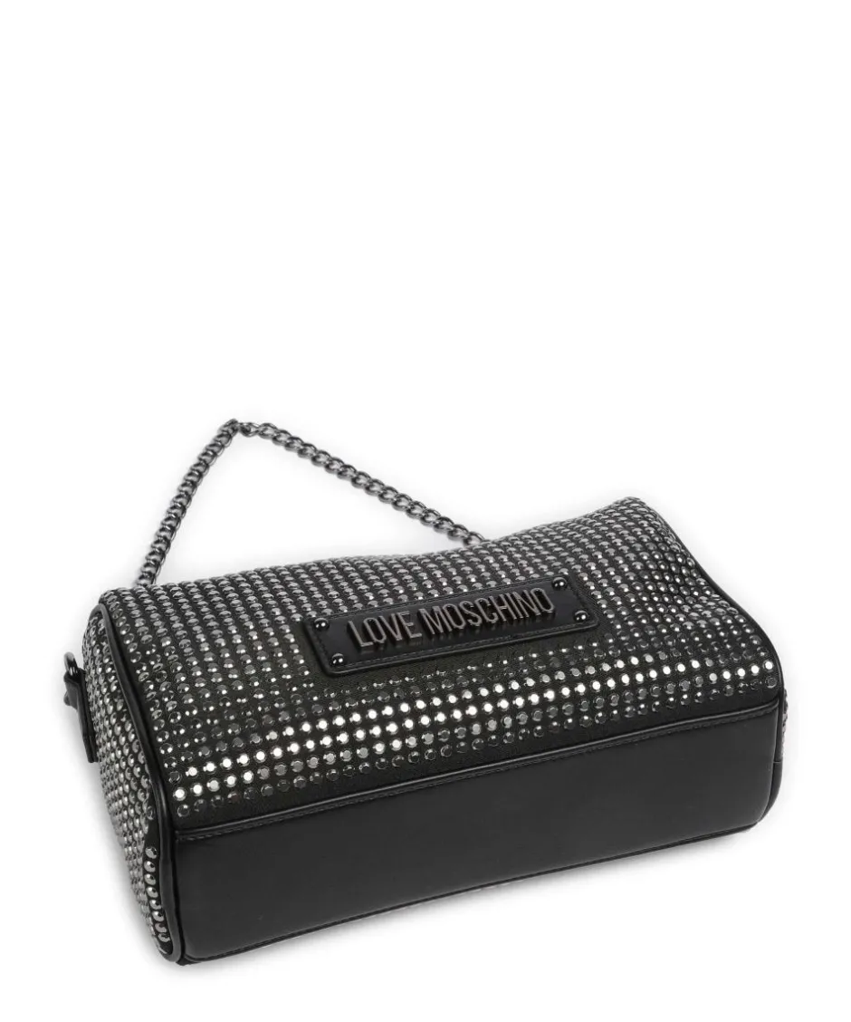 Love Moschino Clutch & Evening Bags|Shoulder Bags-Sparkling Shoulder bag fabric