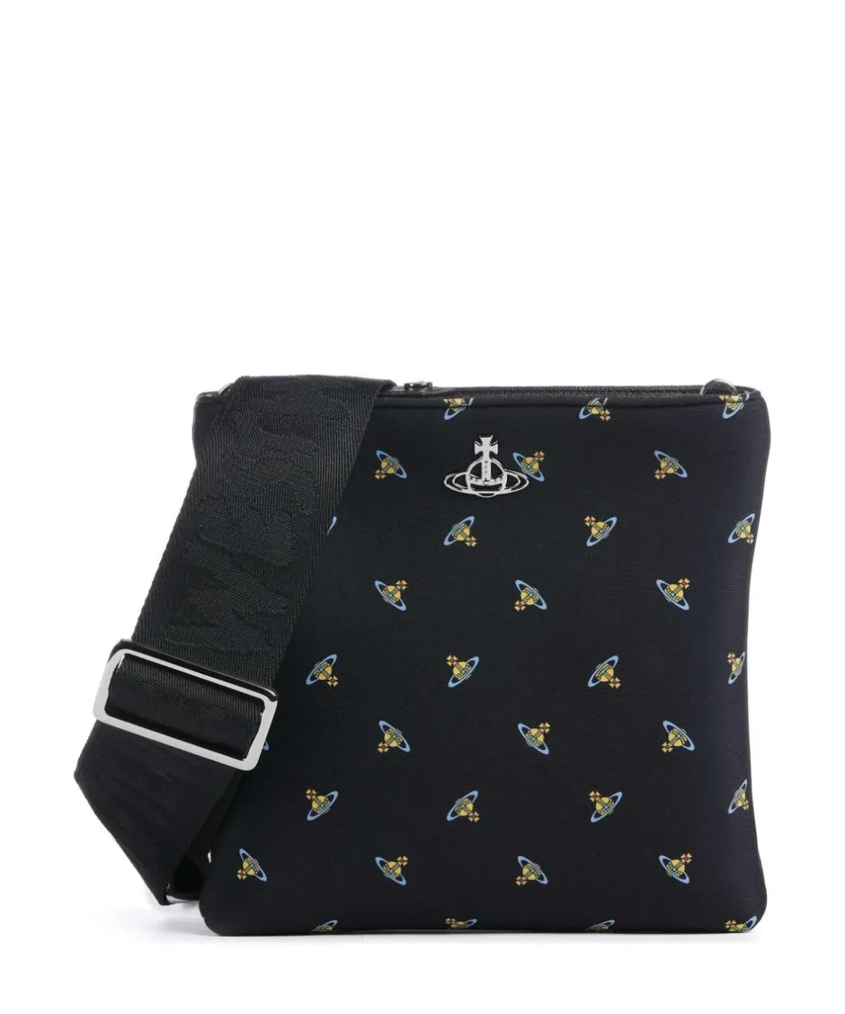 Vivienne Westwood Crossbody Bags-Squire Square Neoprene Printed Crossbody bag polyamide, polyester