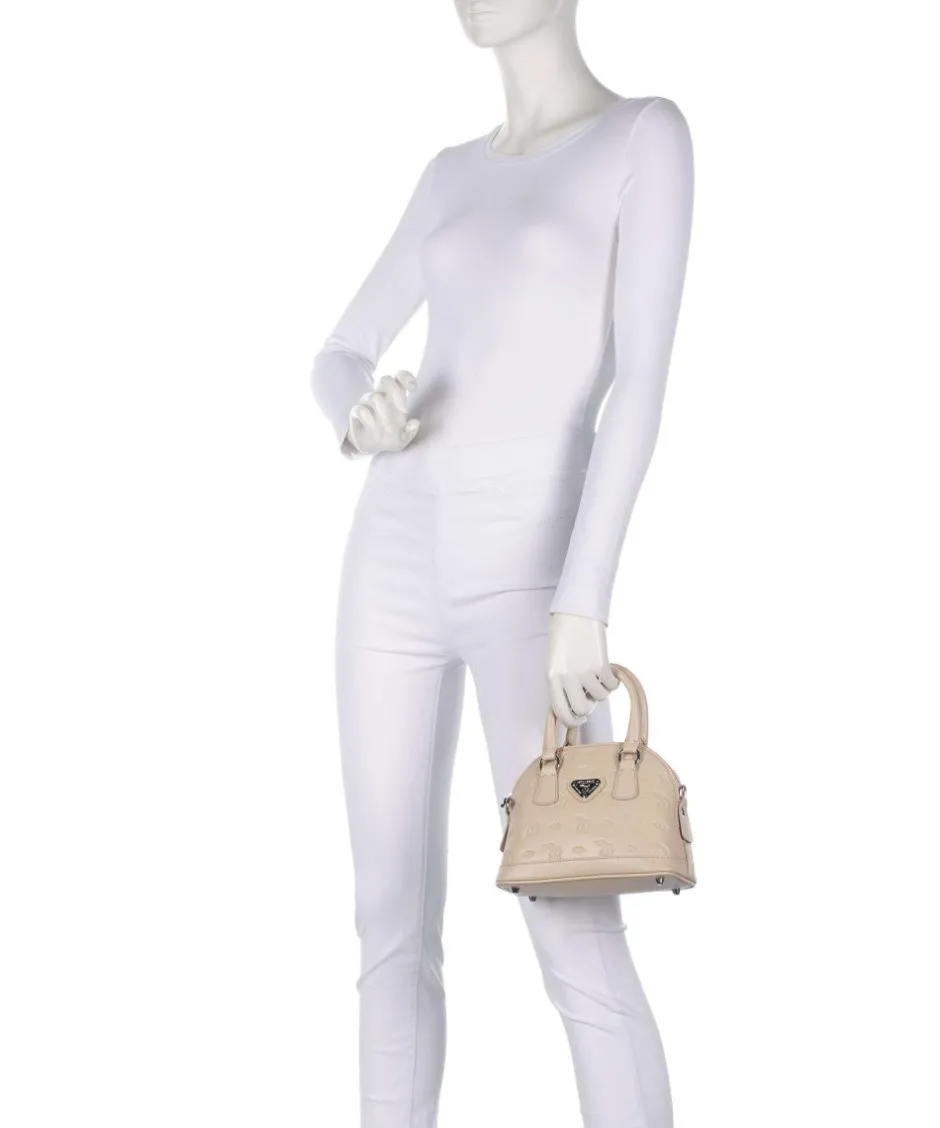 Maison Mollerus Handbags|Crossbody Bags-Stampato Oetwil Handbag canvas, calfskin