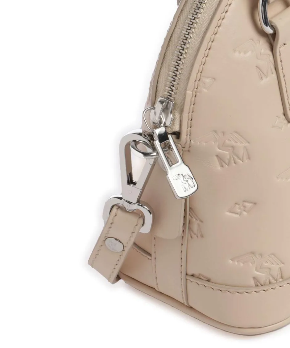 Maison Mollerus Handbags|Crossbody Bags-Stampato Oetwil Handbag canvas, calfskin
