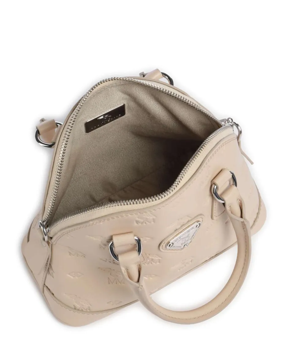 Maison Mollerus Handbags|Crossbody Bags-Stampato Oetwil Handbag canvas, calfskin