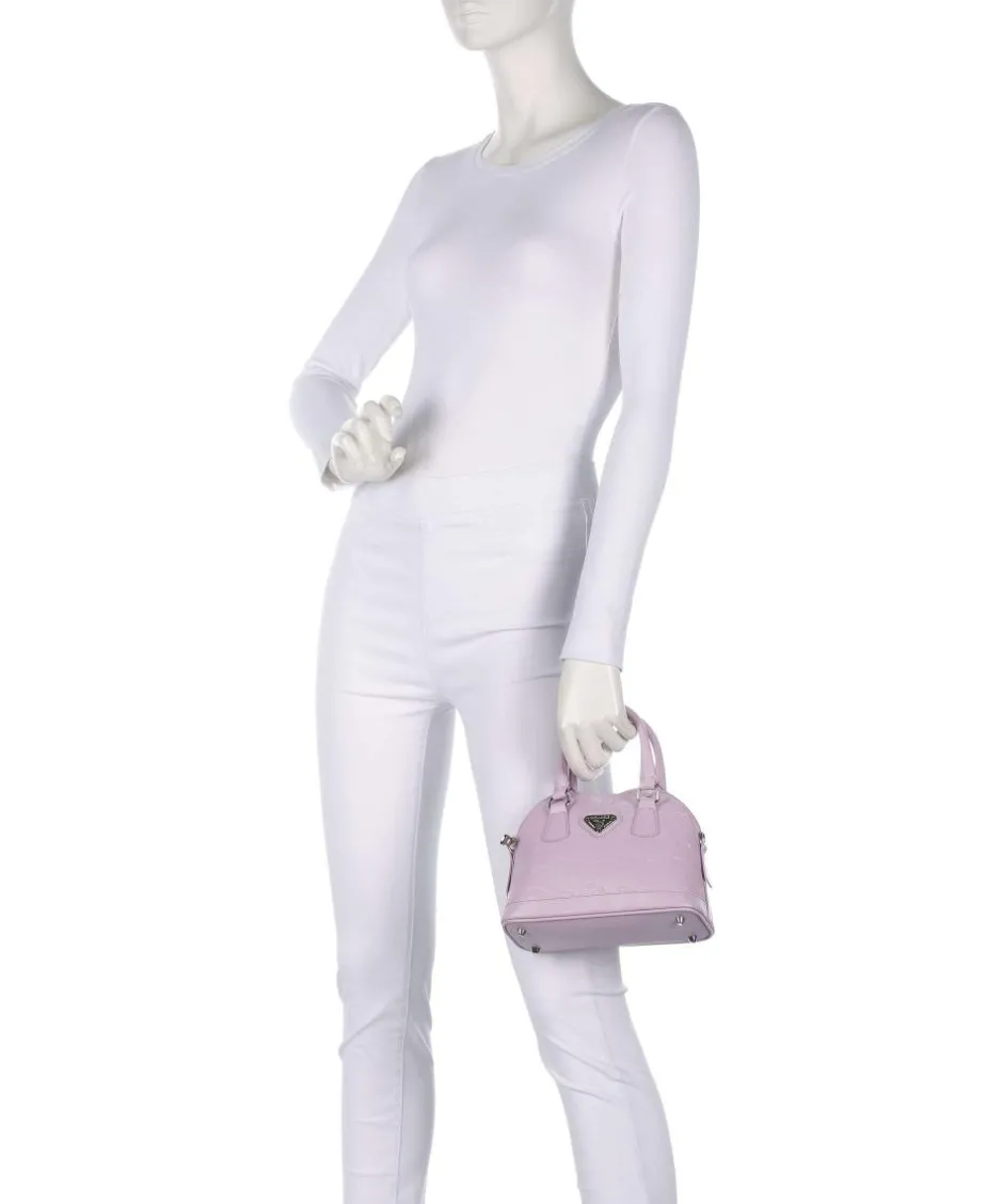 Maison Mollerus Handbags|Crossbody Bags-Stampato Oetwil Handbag canvas, calfskin