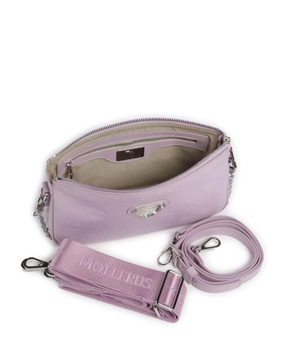 Maison Mollerus Shoulder Bags|Crossbody Bags-Stampato Zell Shoulder bag calfskin