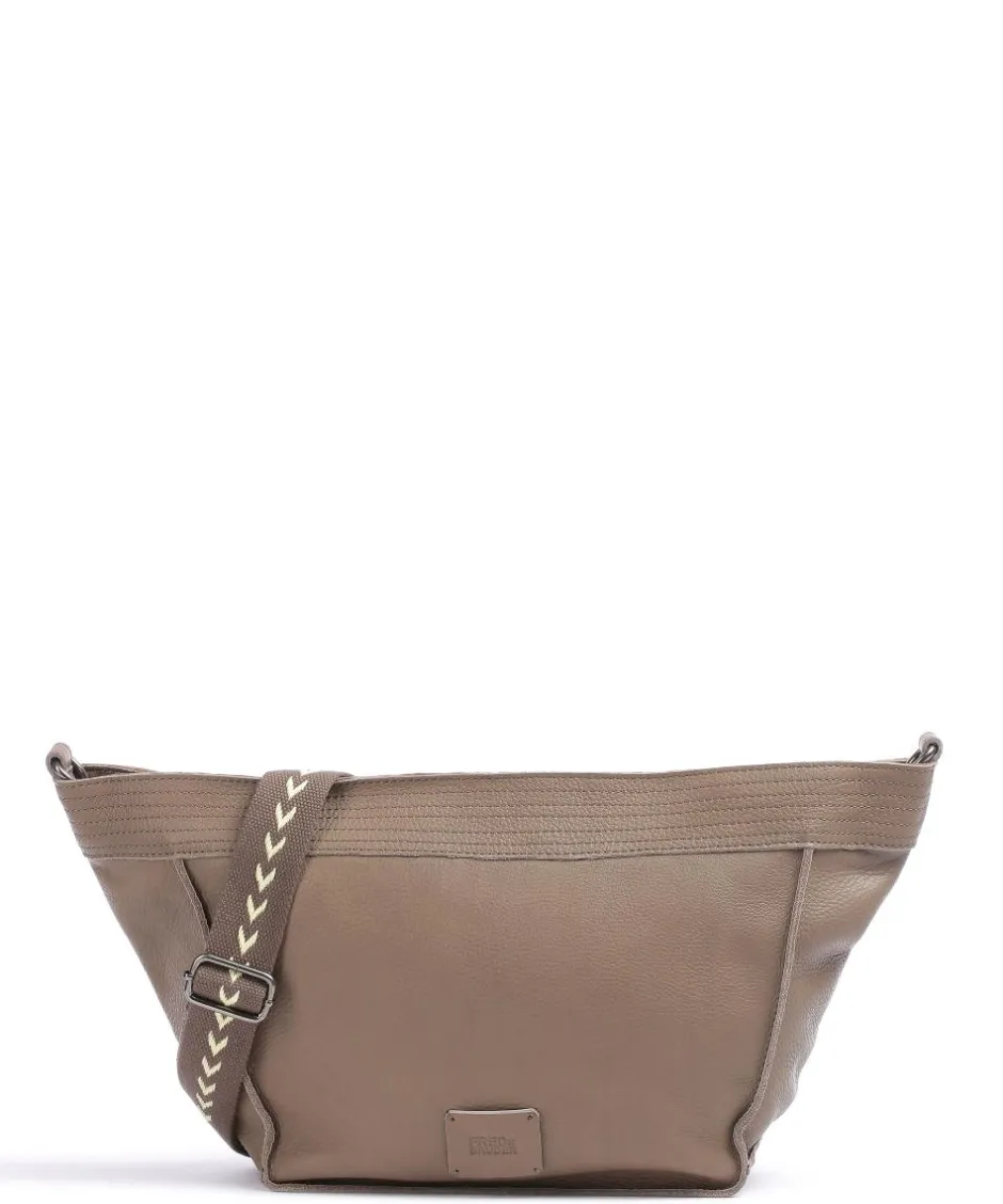 FredsBruder Shoulder Bags-Stines Shoulder bag grained leather