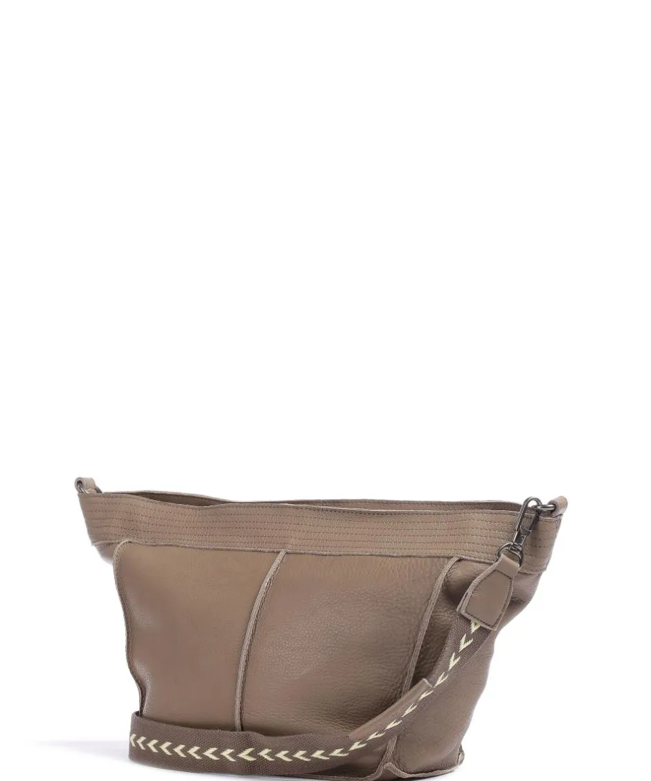 FredsBruder Shoulder Bags-Stines Shoulder bag grained leather