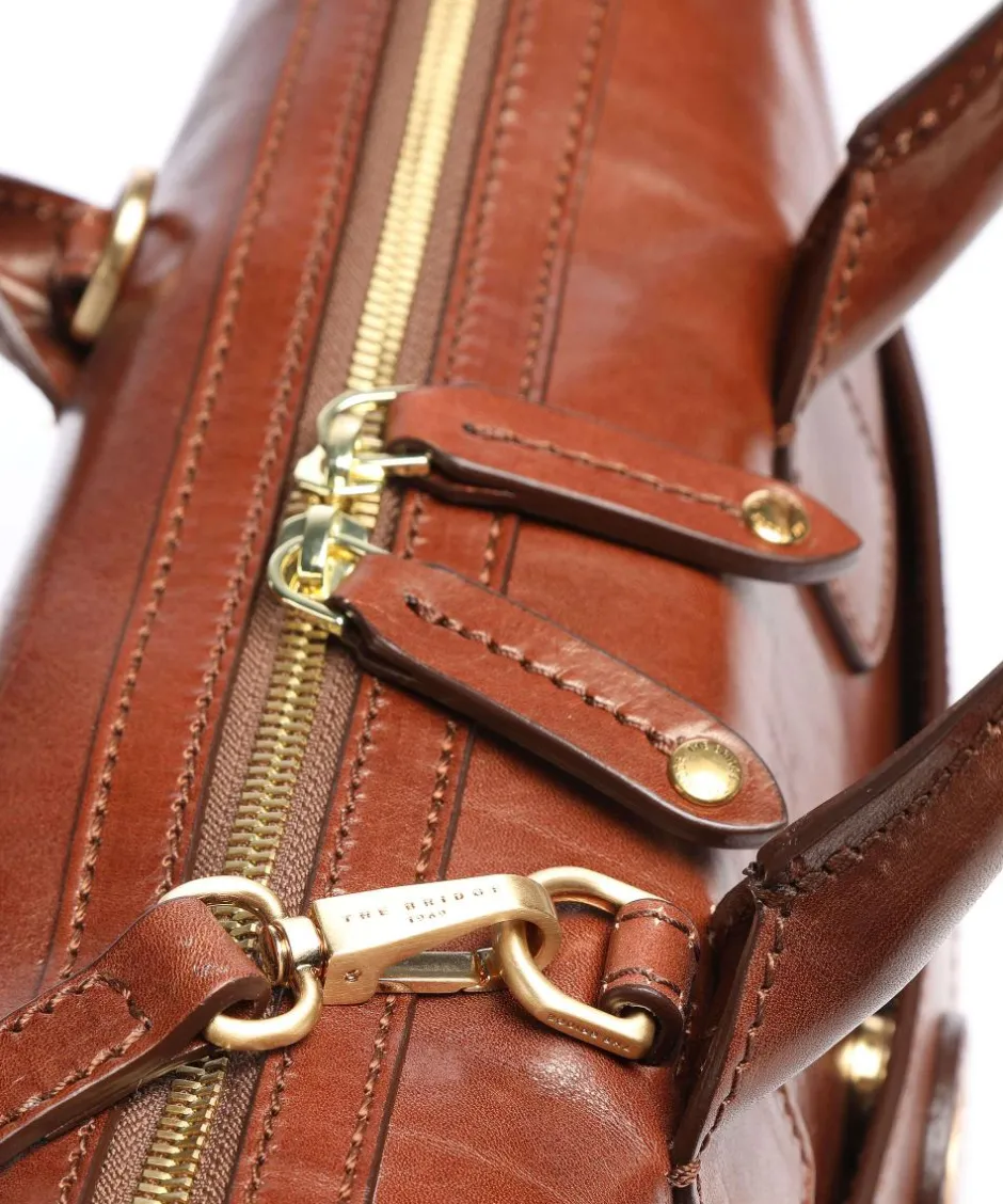 The Bridge Business- & Laptop Bags-Story Donna Briefcase 13″ smooth cow leather
