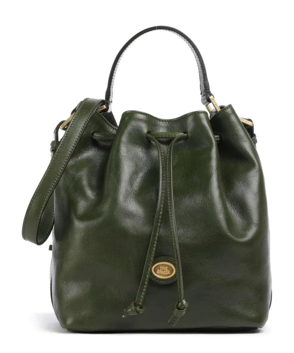 The Bridge Hobo Bags|Crossbody Bags-Story Donna Bucket bag fine grain cow leather