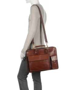 The Bridge Business- & Laptop Bags-Story Uomo Briefcase fine grain cow leather