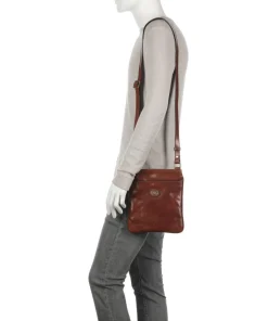 The Bridge Crossbody Bags-Story Uomo Crossbody bag smooth cow leather