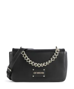 Love Moschino Crossbody Bags-Strass Heart Chain Crossbody bag imitation leather