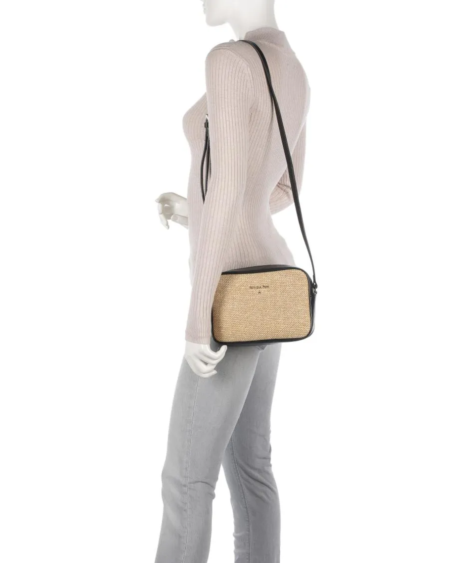 Patrizia Pepe Crossbody Bags-Straw Crossbody bag polypropylene, polyester