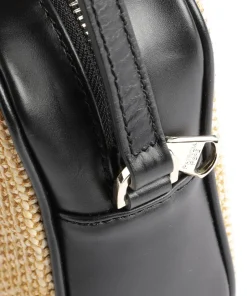 Patrizia Pepe Crossbody Bags-Straw Crossbody bag polypropylene, polyester