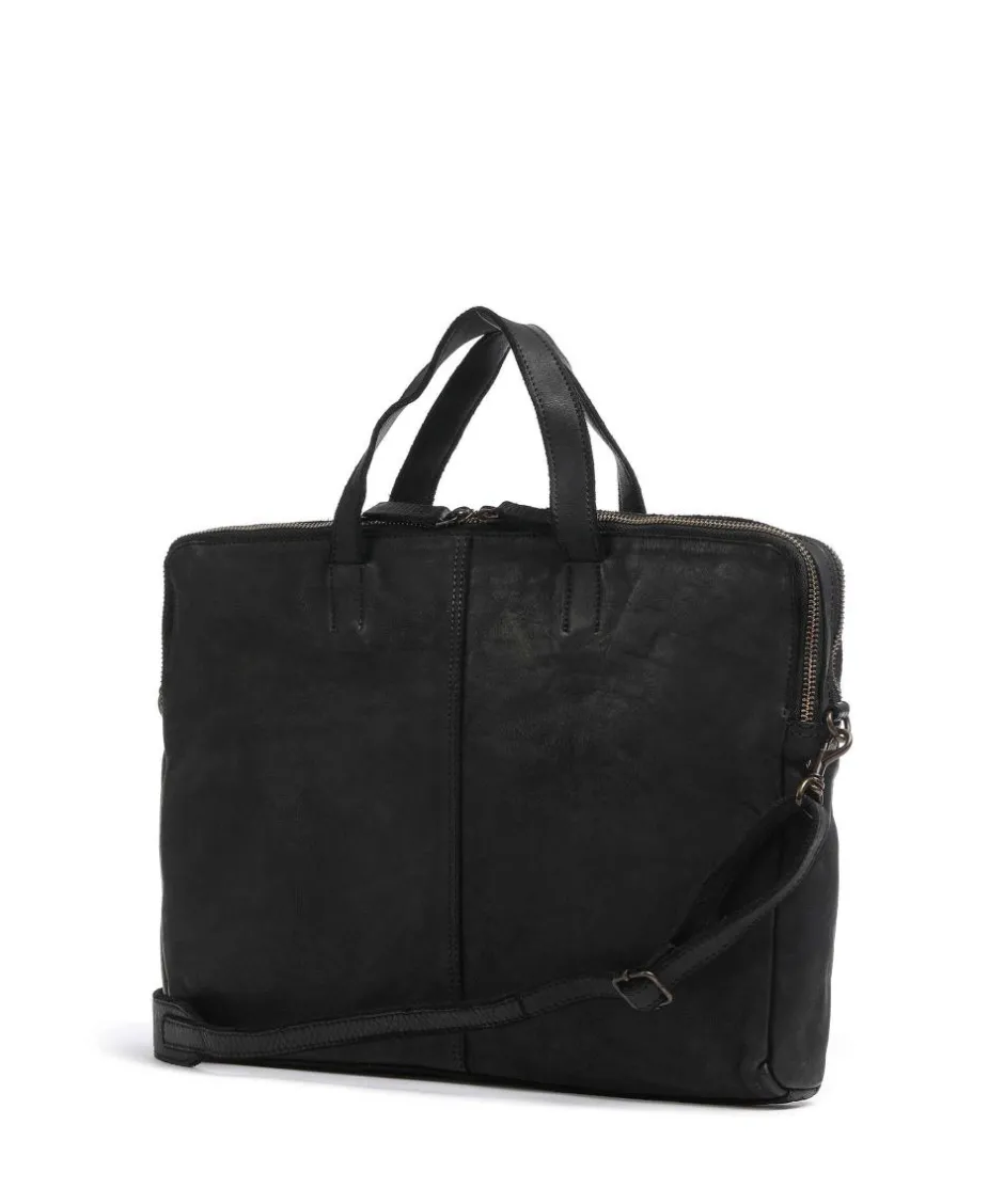 Harold Business- & Laptop Bags-Submarine Briefcase 15″ grained leather