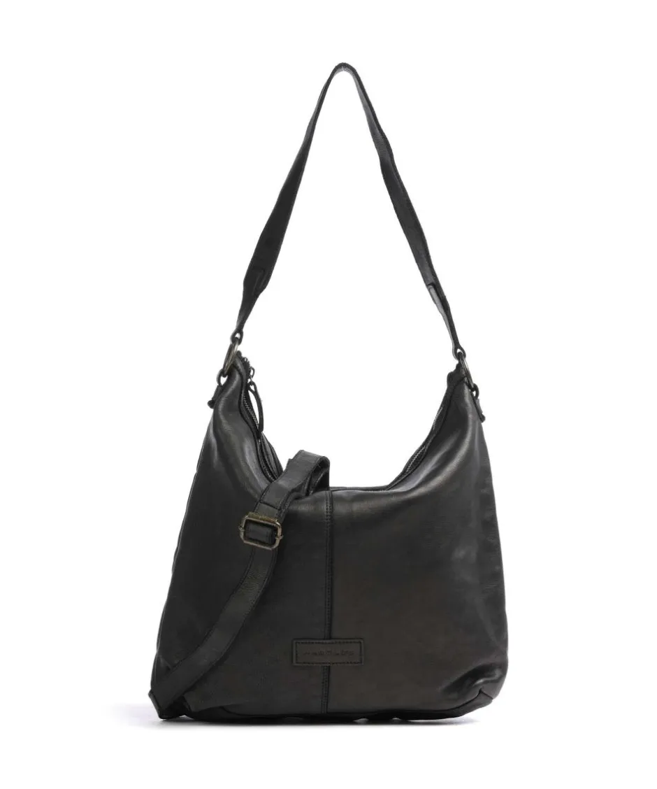 Harold Shoulder Bags|Hobo Bags-Submarine Hobo bag grained cow leather