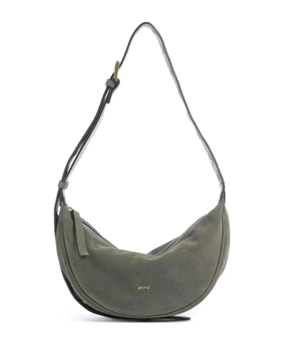Abro Shoulder Bags|Crossbody Bags-Suede By My Side Small Shoulder bag brushed leather