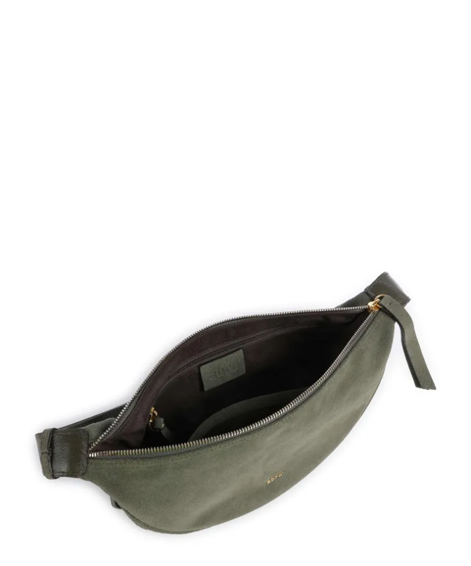 Abro Shoulder Bags|Crossbody Bags-Suede By My Side Small Shoulder bag brushed leather