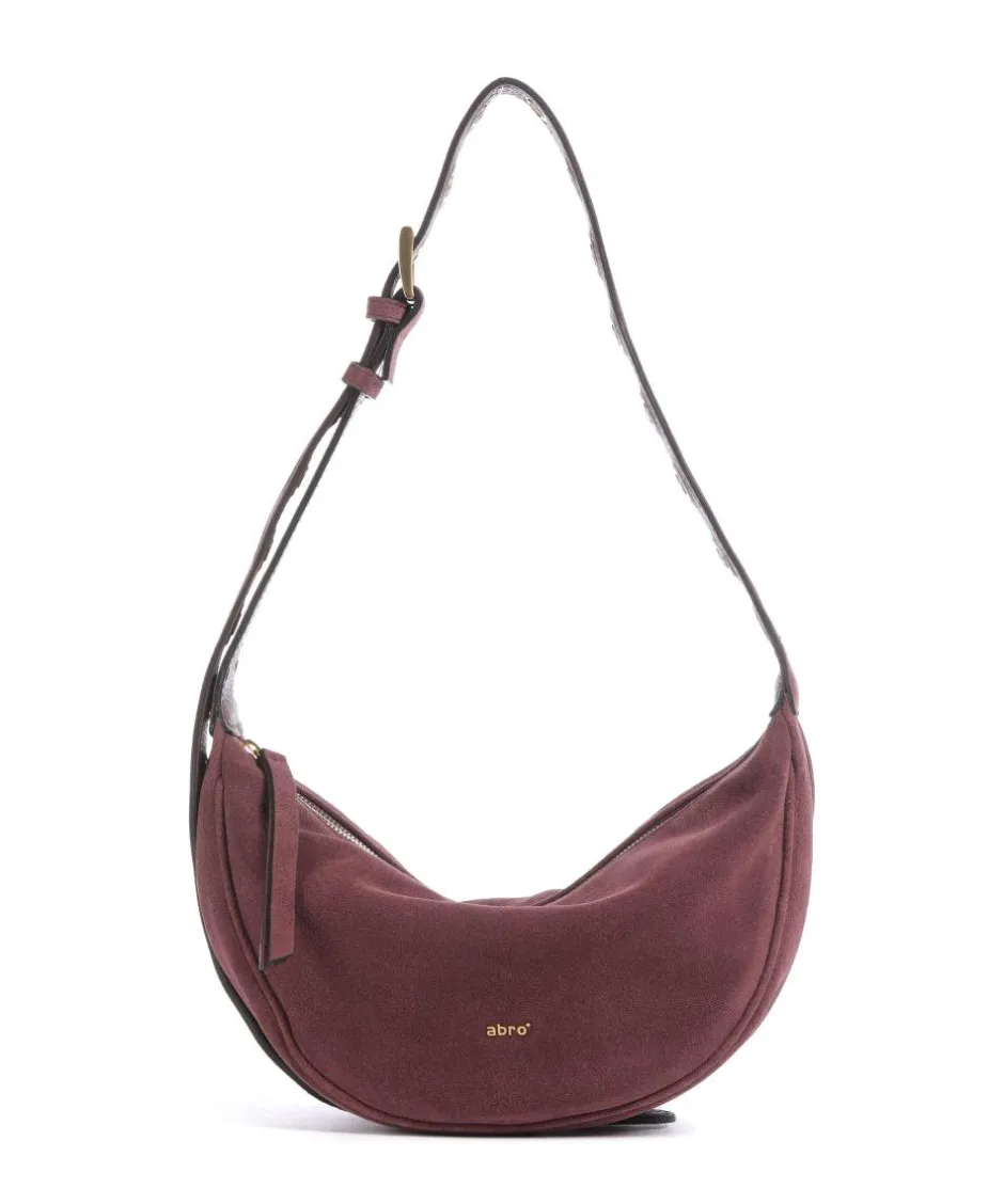 Abro Shoulder Bags|Crossbody Bags-Suede By My Side Small Shoulder bag brushed leather
