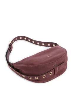 Abro Shoulder Bags|Crossbody Bags-Suede By My Side Small Shoulder bag brushed leather