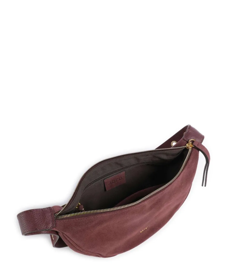 Abro Shoulder Bags|Crossbody Bags-Suede By My Side Small Shoulder bag brushed leather