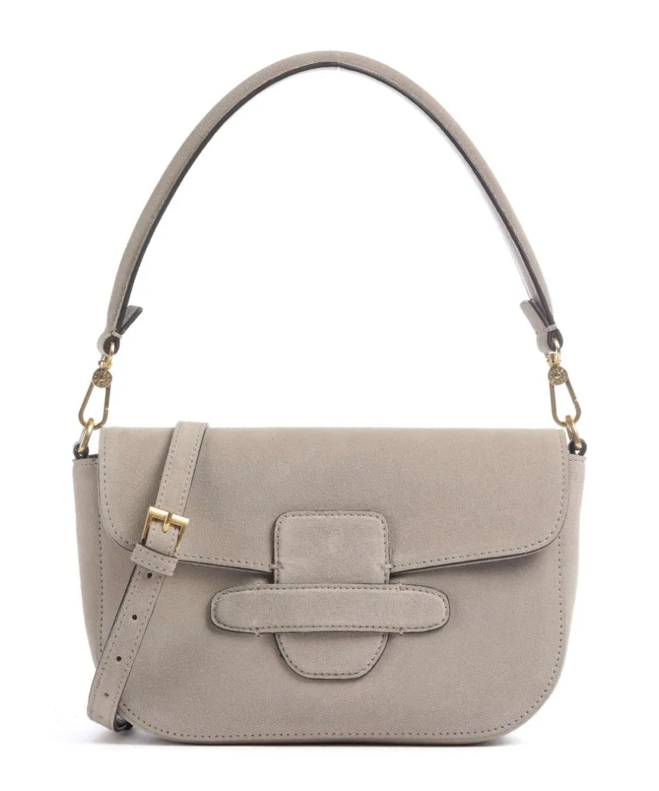 Abro Shoulder Bags|Crossbody Bags-Suede Camilla Shoulder bag brushed leather