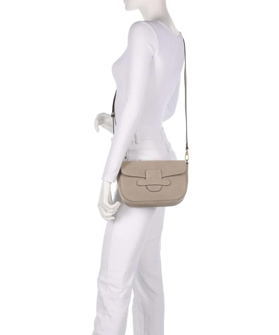 Abro Shoulder Bags|Crossbody Bags-Suede Camilla Shoulder bag brushed leather
