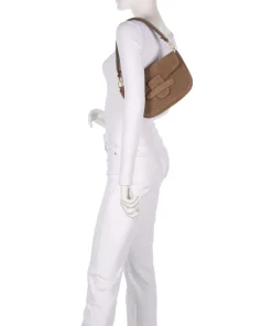 Abro Shoulder Bags|Crossbody Bags-Suede Camilla Shoulder bag brushed leather