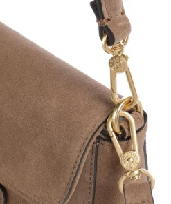 Abro Shoulder Bags|Crossbody Bags-Suede Camilla Shoulder bag brushed leather
