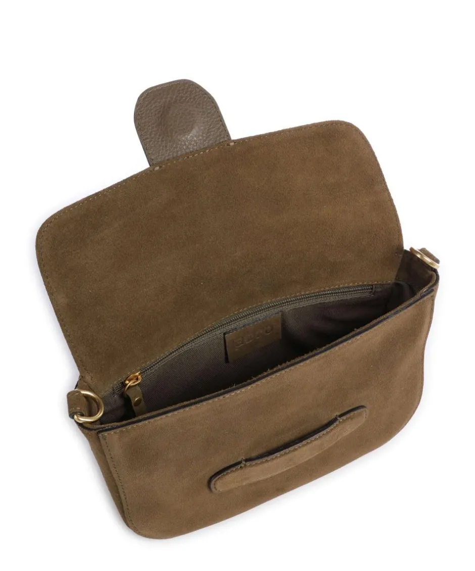 Abro Shoulder Bags|Crossbody Bags-Suede Camilla Shoulder bag brushed leather