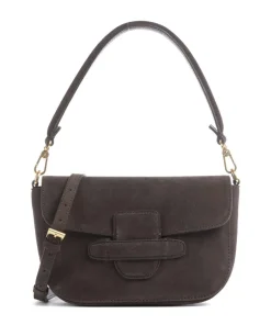 Abro Shoulder Bags|Crossbody Bags-Suede Camilla Shoulder bag brushed leather