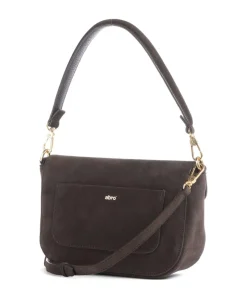 Abro Shoulder Bags|Crossbody Bags-Suede Camilla Shoulder bag brushed leather