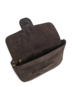 Abro Shoulder Bags|Crossbody Bags-Suede Camilla Shoulder bag brushed leather