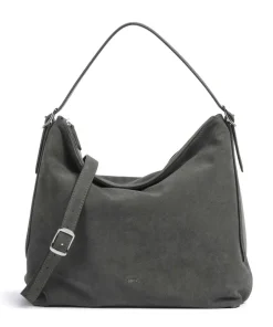 Abro Shoulder Bags|Hobo Bags-Suede Carina Hobo bag brushed leather