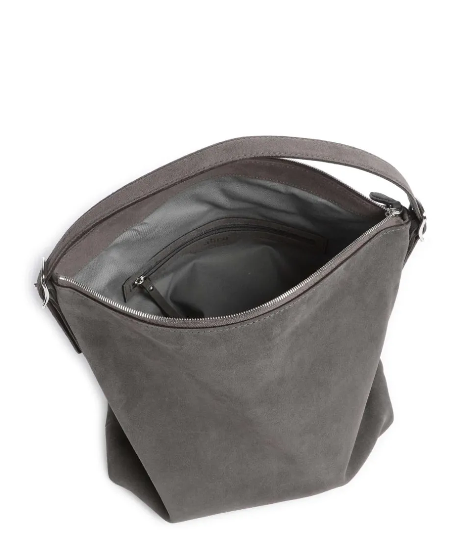 Abro Shoulder Bags|Hobo Bags-Suede Carina Hobo bag brushed leather