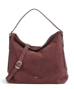 Abro Shoulder Bags|Hobo Bags-Suede Carina Hobo bag brushed leather
