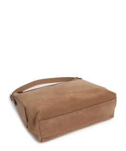 Abro Shoulder Bags|Hobo Bags-Suede Carina Hobo bag brushed leather