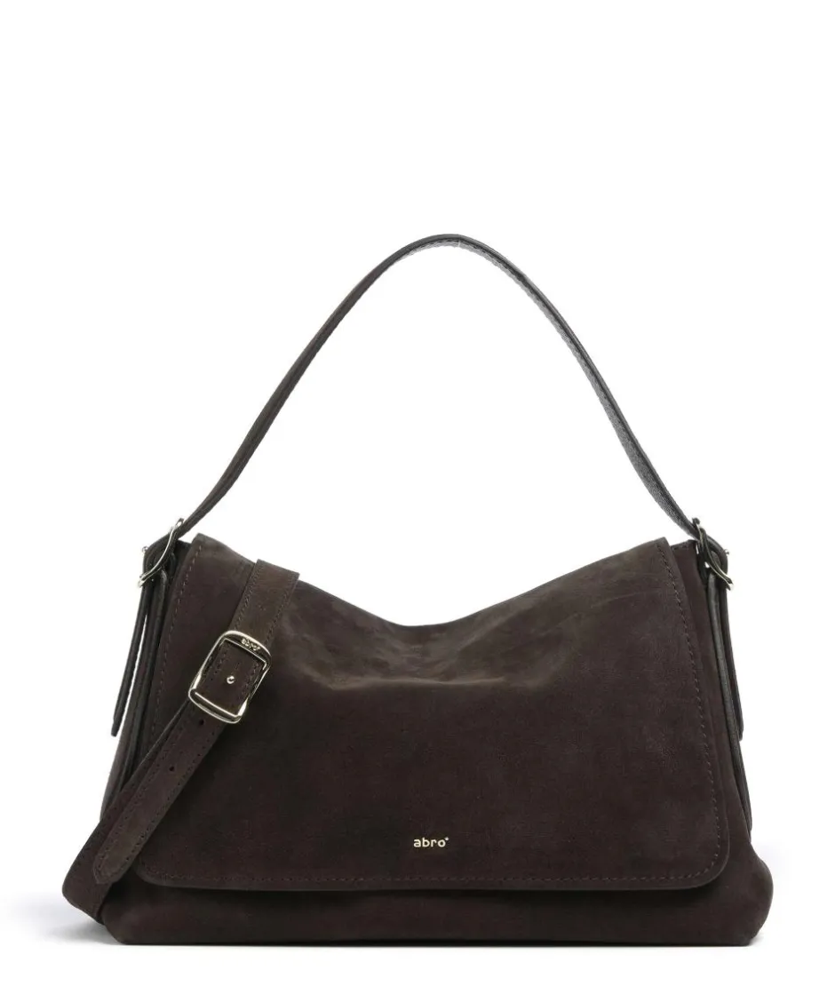 Abro Shoulder Bags|Hobo Bags-Suede Carina Hobo bag brushed leather
