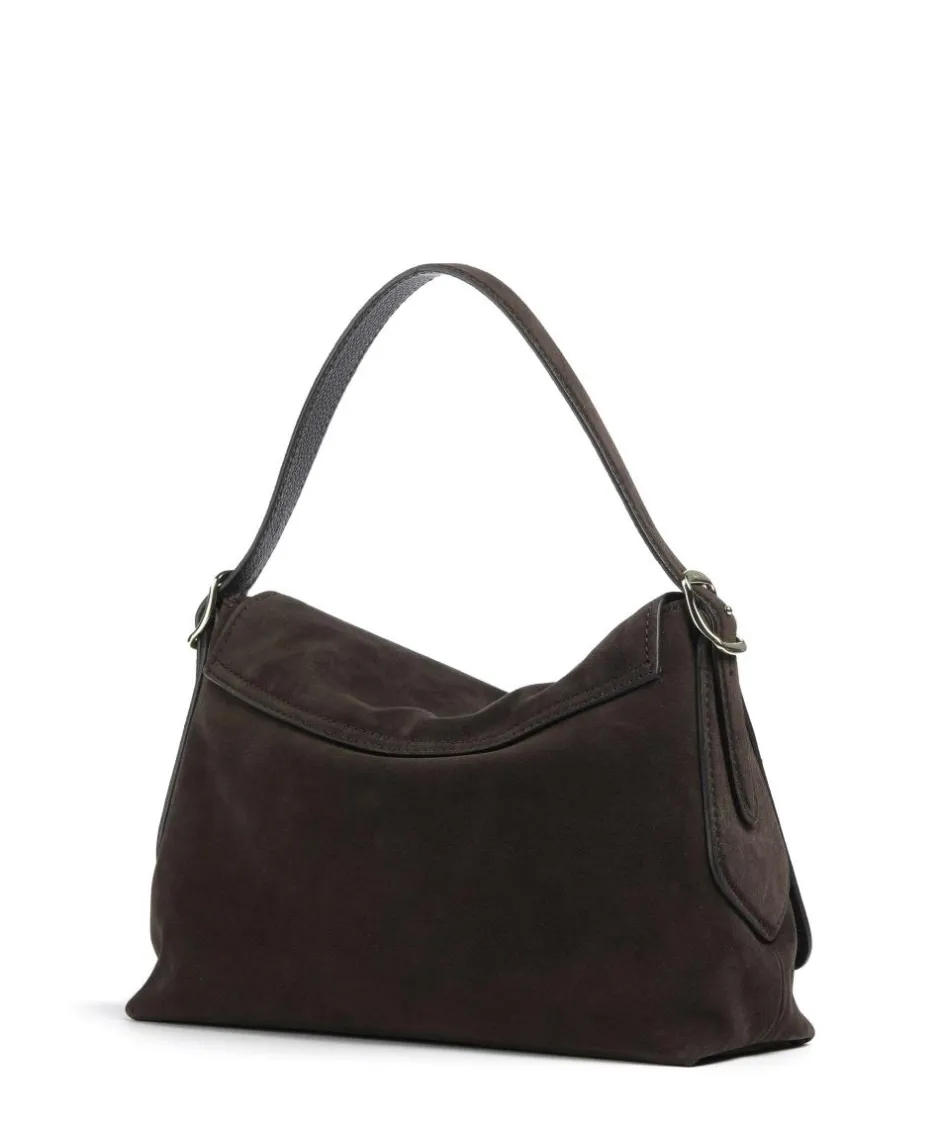 Abro Shoulder Bags|Hobo Bags-Suede Carina Hobo bag brushed leather