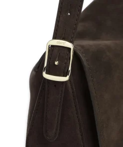 Abro Shoulder Bags|Hobo Bags-Suede Carina Hobo bag brushed leather