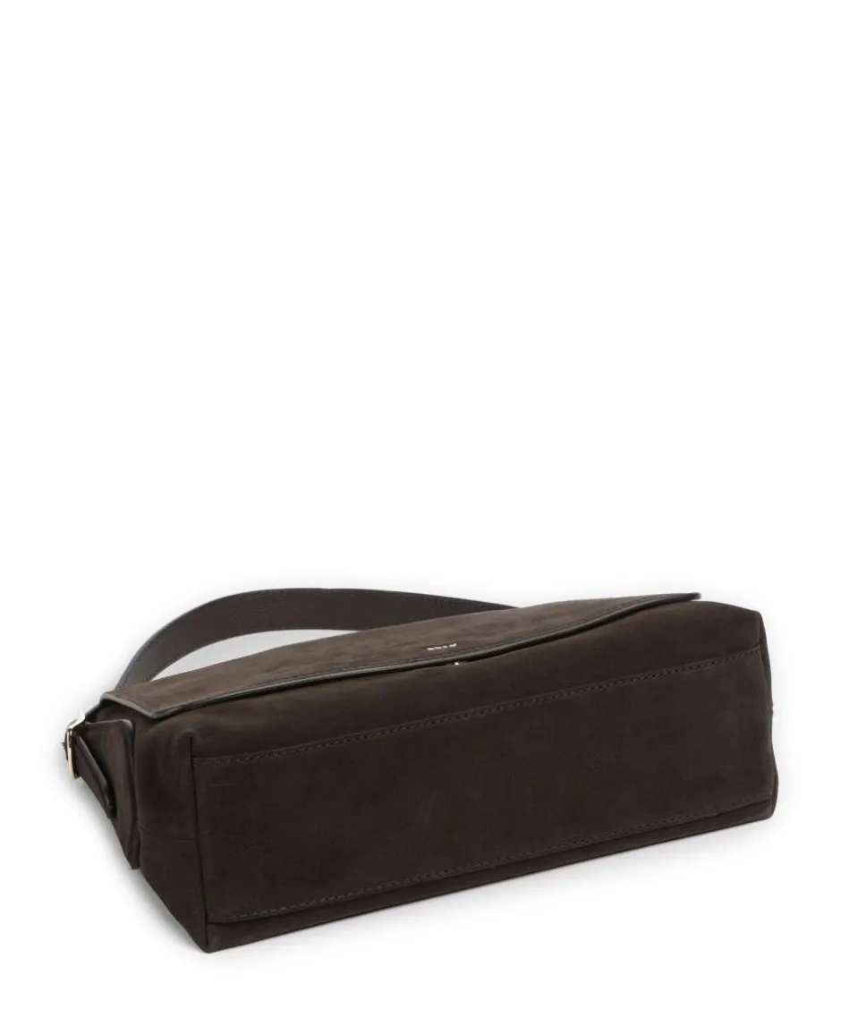 Abro Shoulder Bags|Hobo Bags-Suede Carina Hobo bag brushed leather