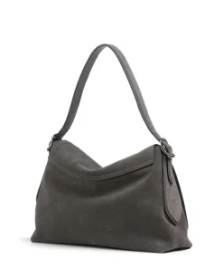 Abro Shoulder Bags|Hobo Bags-Suede Carina Hobo bag brushed leather